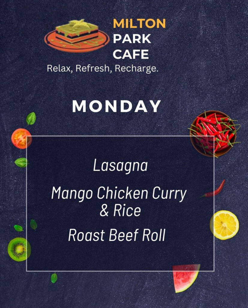 Black Modern Food Menu Portrait - 1